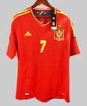Spain 2012 David Villa Home Kit W/ Tags (2XL)
