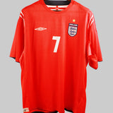 England 2004-05 Beckham  Away Kit (2XL)
