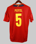 Spain 2012 Puyol Home Kit W/ Tags (M)