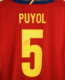 Spain 2012 Puyol Home Kit W/ Tags (M)