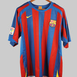 Barcelona 2005-06 RONALDINHO Home Kit (XL)