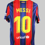 Barcelona 2020-21 Messi Home Kit  (M)