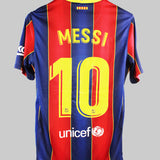 Barcelona 2020-21 Messi Home Kit  (M)