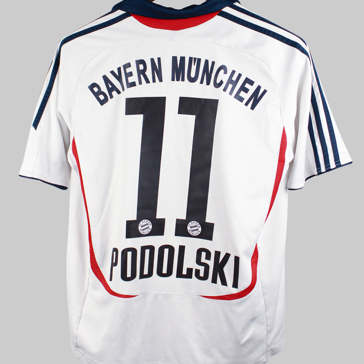 Bayern Munich 2006-07 Podolski Away Kit (YL)