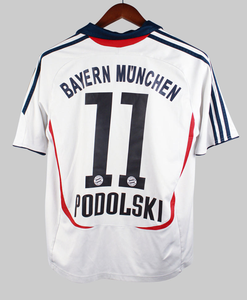 Bayern Munich 2006-07 Podolski Away Kit (YL)