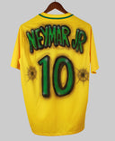 Airbrushed Brazil 2016-17 Neymar Home Kit (L)