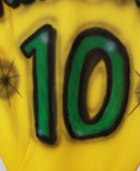 Airbrushed Brazil 2016-17 Neymar Home Kit (L)