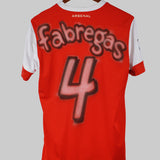 Airbrushed Arsenal 2010-11 Fabregas Home Kit (M)