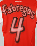 Airbrushed Arsenal 2010-11 Fabregas Home Kit (M)