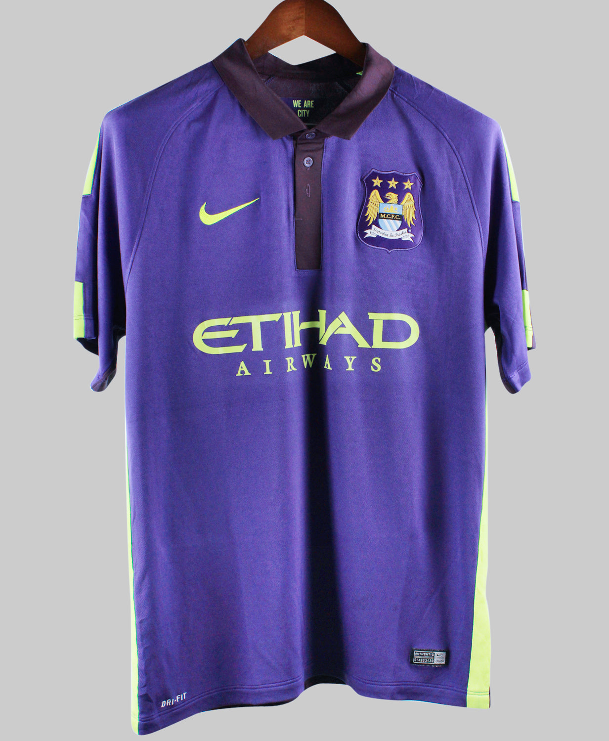 Manchester City 2014-15 Kun Aguero Third Kit  (L)
