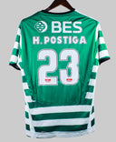 Sporting 2008-09 H. Postiga Home Kit  (M)