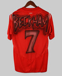 Airbrushed England 2004-05 Beckham Away Kit (M)