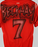 Airbrushed England 2004-05 Beckham Away Kit (M)