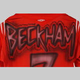 Airbrushed England 2004-05 Beckham Away Kit (M)