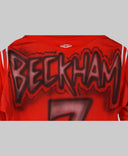 Airbrushed England 2004-05 Beckham Away Kit (M)