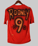Airbrushed England 2006-07 Rooney Away Kit (S)