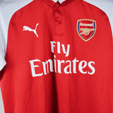 Airbrushed Arsenal 2017-18 Ozil Home Kit (S)