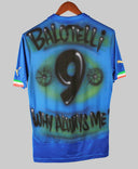 Airbrushed Italy 2014-15 Balotelli Home Kit (M)