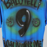 Airbrushed Italy 2014-15 Balotelli Home Kit (M)