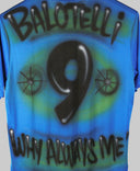 Airbrushed Italy 2014-15 Balotelli Home Kit (M)