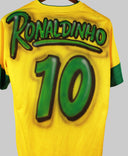 Airbrushed Brazil 2012-13 Ronaldinho Home Kit (M)
