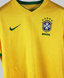 Airbrushed Brazil 2012-13 Ronaldinho Home Kit (M)