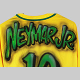 Airbrushed Brazil 2016-17 Neymar Home Kit (XL)