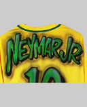Airbrushed Brazil 2016-17 Neymar Home Kit (XL)