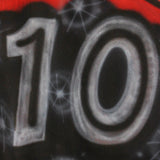 Airbrushed Arsenal 2010-11 V Persie Home Kit (M)