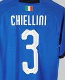 Italy 2018-19 Chiellini Home Kit (S)