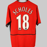 Manchester United 2002-03 Scholes Home Kit (M)