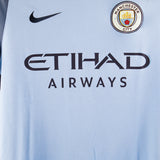 Manchester City 2016-17 Kun Aguero Home Kit  (S)