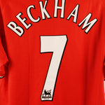 Manchester United 2000-01 Beckham Home Kit  (M)