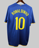 Brazil 2008 Ronaldinho Away Kit (XL)
