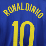 Brazil 2008 Ronaldinho Away Kit (XL)