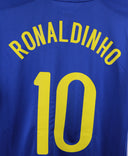 Brazil 2008 Ronaldinho Away Kit (XL)