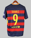 Barcelona 2017-18 Suarez Home Kit (L)