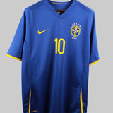 Brazil 2008 Ronaldinho Away Kit (XL)
