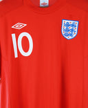 England 2009-10 Rooney Away Kit (L)