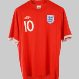 England 2009-10 Rooney Away Kit (L)
