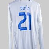 Italy 2012-13 Pirlo Long Sleeve Away Kit  (L)