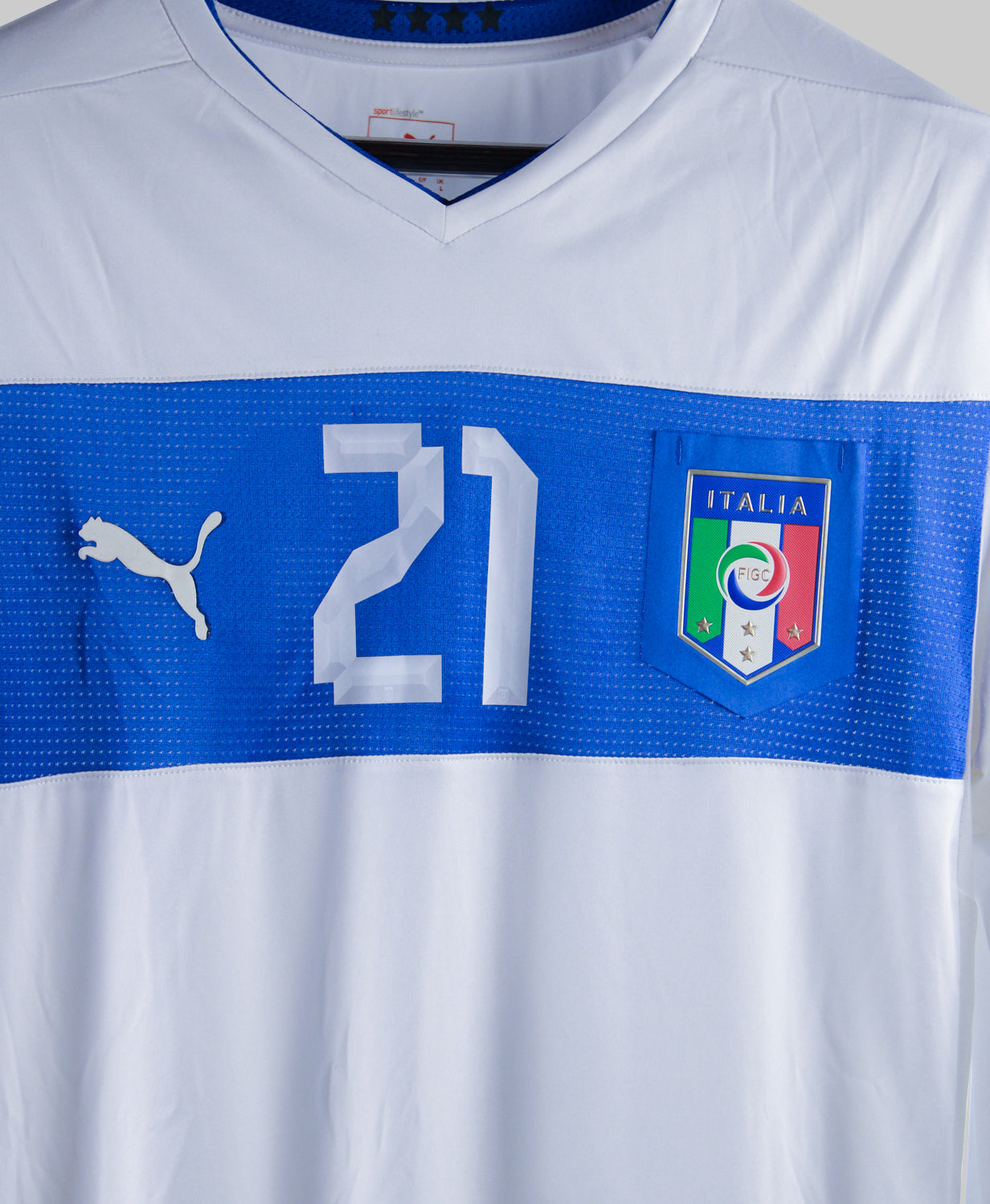 Italy 2012-13 Pirlo Long Sleeve Away Kit  (L)