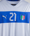Italy 2012-13 Pirlo Long Sleeve Away Kit  (L)