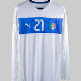 Italy 2012-13 Pirlo Long Sleeve Away Kit  (L)