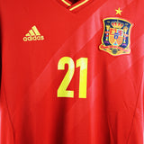 Spain 2012-13 Silva Home Kit  (M)