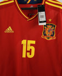 Spain 2012 Sergio Ramos Home Kit W/ Tags (L)