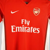 Arsenal 2008-09 Vela Home Kit (M)