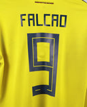 Colombia 2018 Falcao Long Sleeve Home Kit (L)