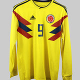 Colombia 2018 Falcao Long Sleeve Home Kit (L)