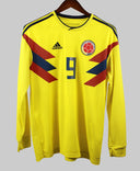 Colombia 2018 Falcao Long Sleeve Home Kit (L)